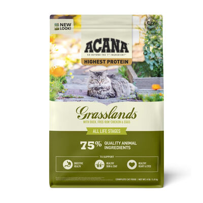 Acana Highest Protein Grasslands Dry Cat Food, 4-lb