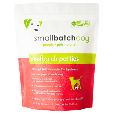 Frozen Dog Beef Patties