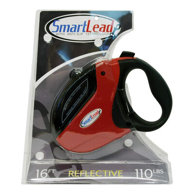 Scott Pet SmartLead 16 ft. Retractable Lead, Red