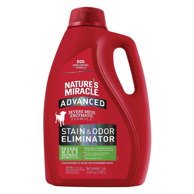 Nature&rsquo;s Miracle Dog Advanced Stain And Odor Remover, 1-gal