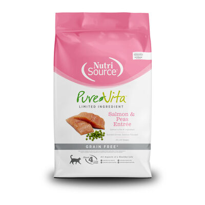 PureVita Grain Free Chicken & Peas Entr&eacute;e Cat Dry Food, 12-lb