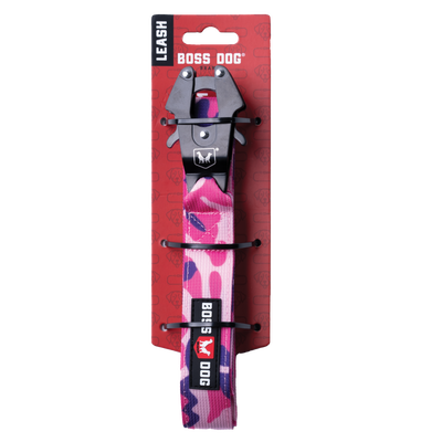 CAMO PINK 4FT LEASH 1.25" WIDE