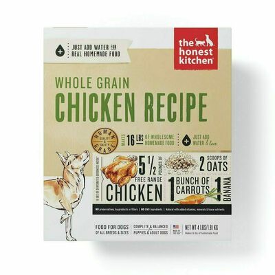 The Honest Kitchen Whole Grain Chicken Recipe Dehydrated Dog Food, 10-lb