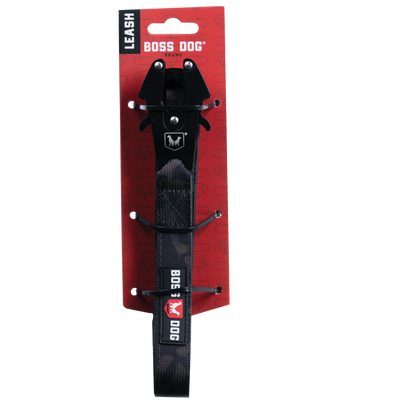 CAMO BLACK 6FT LEASH 1" WIDE