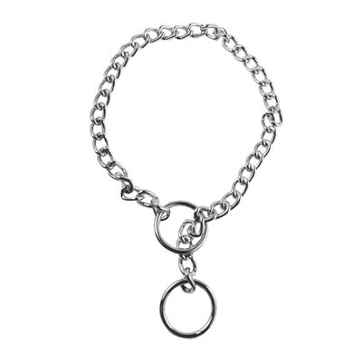 Scott Pet Training Dog Chain Slip Collar, Medium 2.5mm, 22-inch Neck