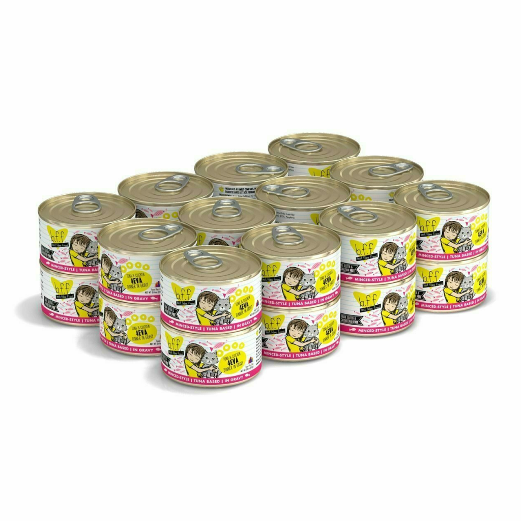 Best Feline Friend (B.F.F.) Tuna & Chicken 4-Eva With Tuna & Chicken In Gravy Cat Food By Weruva image number null