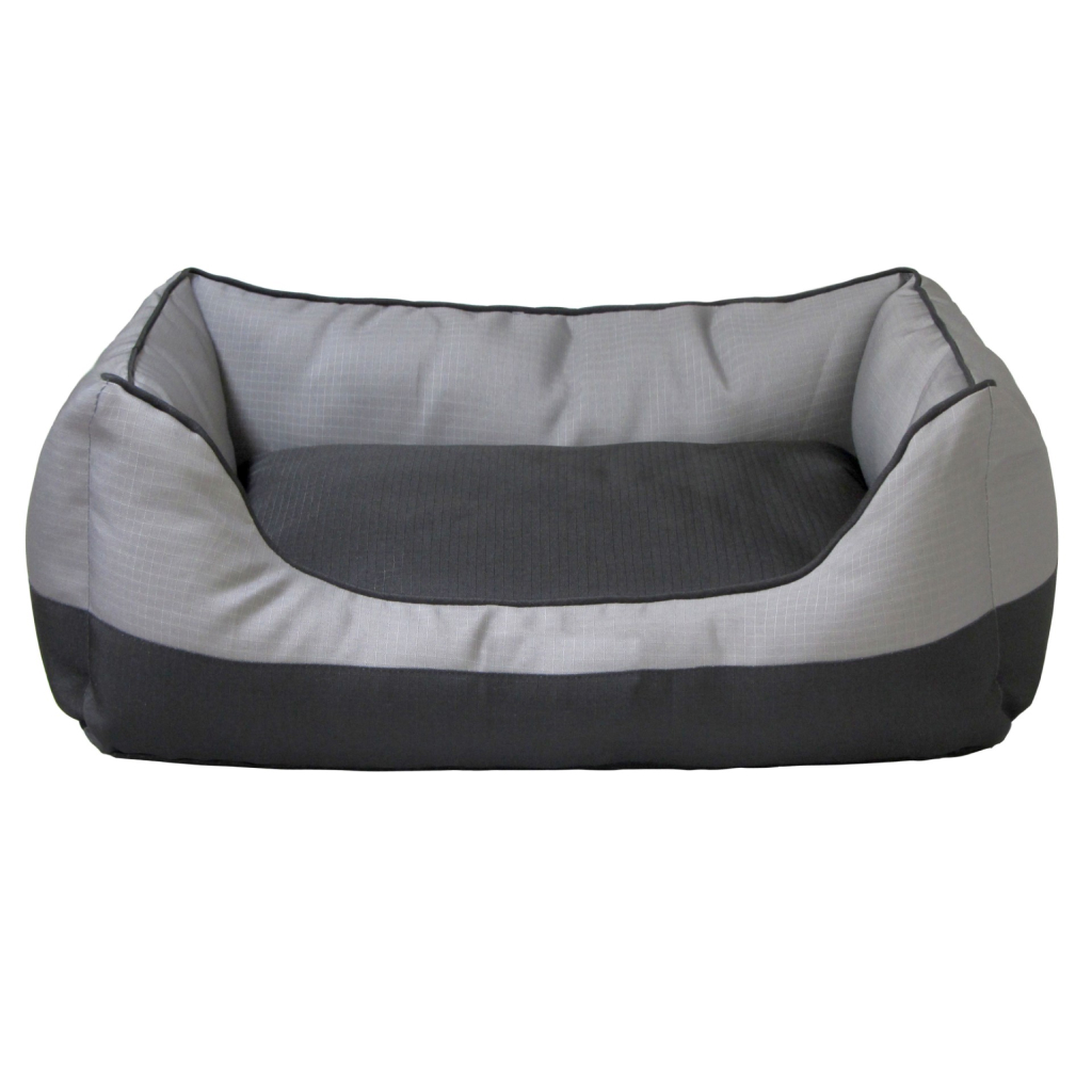 Ethical Products Sleep Zone Two Tone Gray/Black Dog Bed, 20" image number null