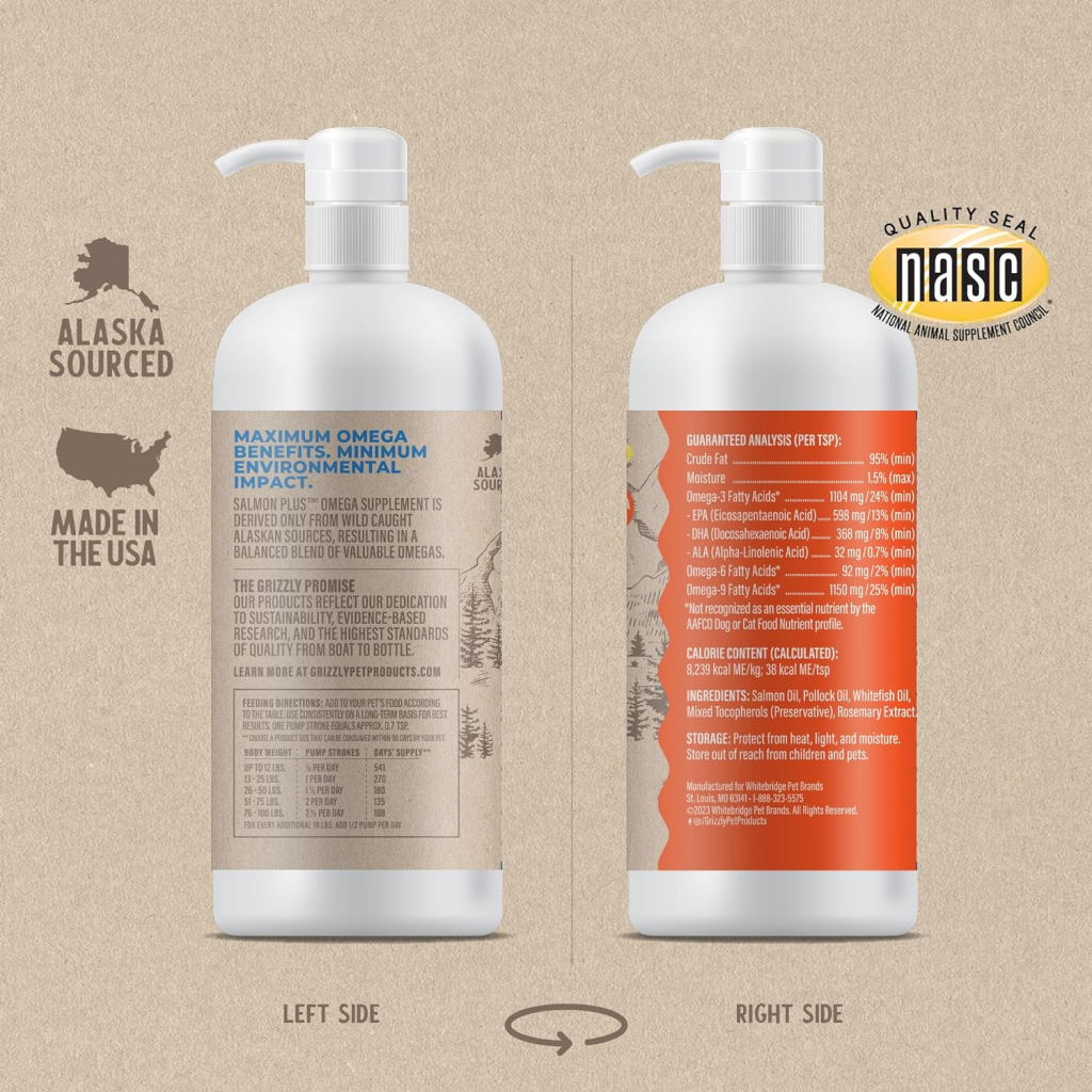 Grizzly Salmon Oil Omega Supplement image number null