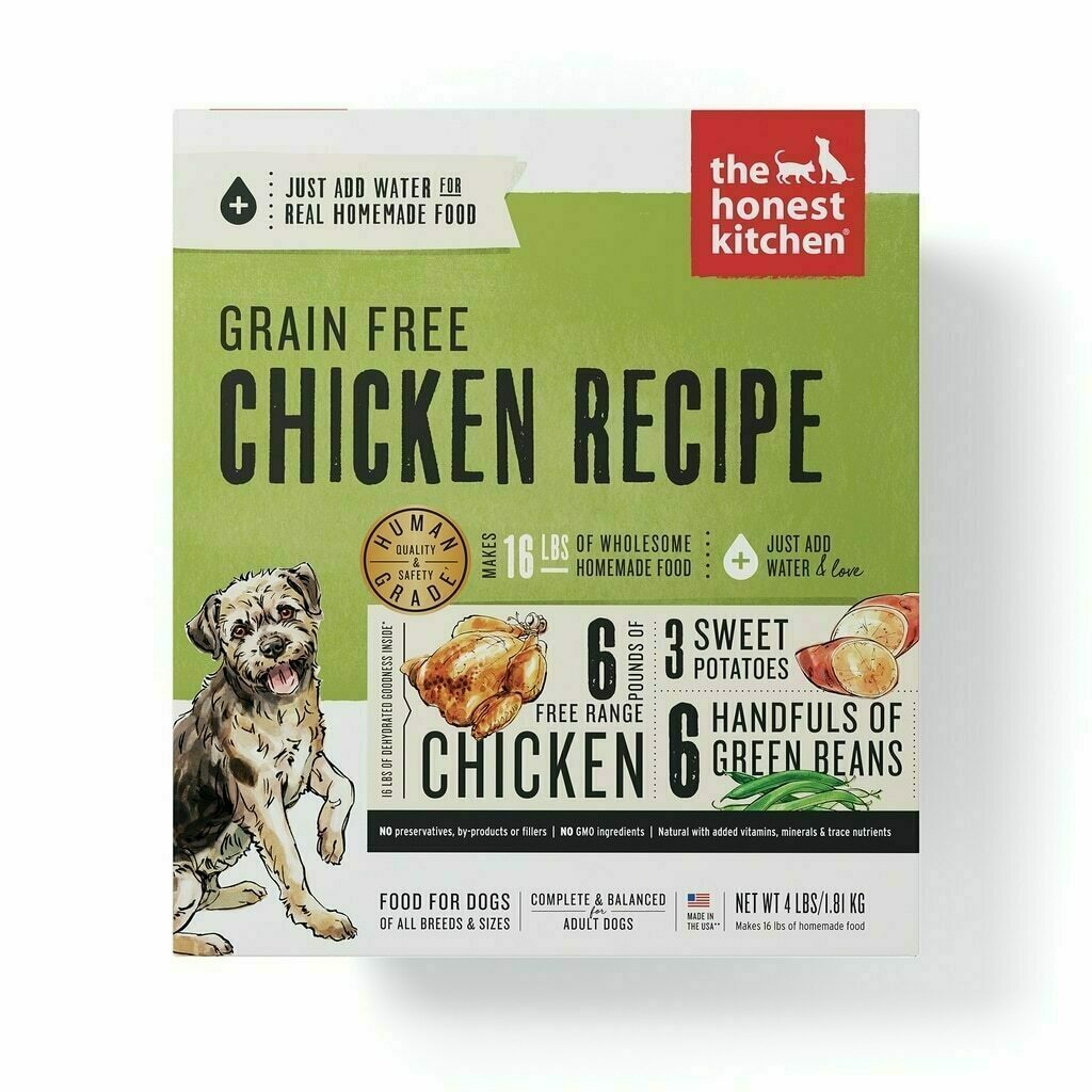 The Honest Kitchen Chicken Recipe Grain-Free Dehydrated Dog Food, 10-lb image number null