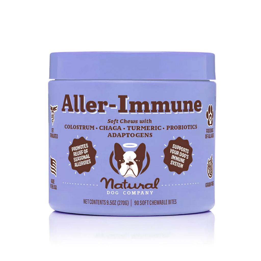 Natural Dog Company Aller-Immune Chews, 90 count front image number null