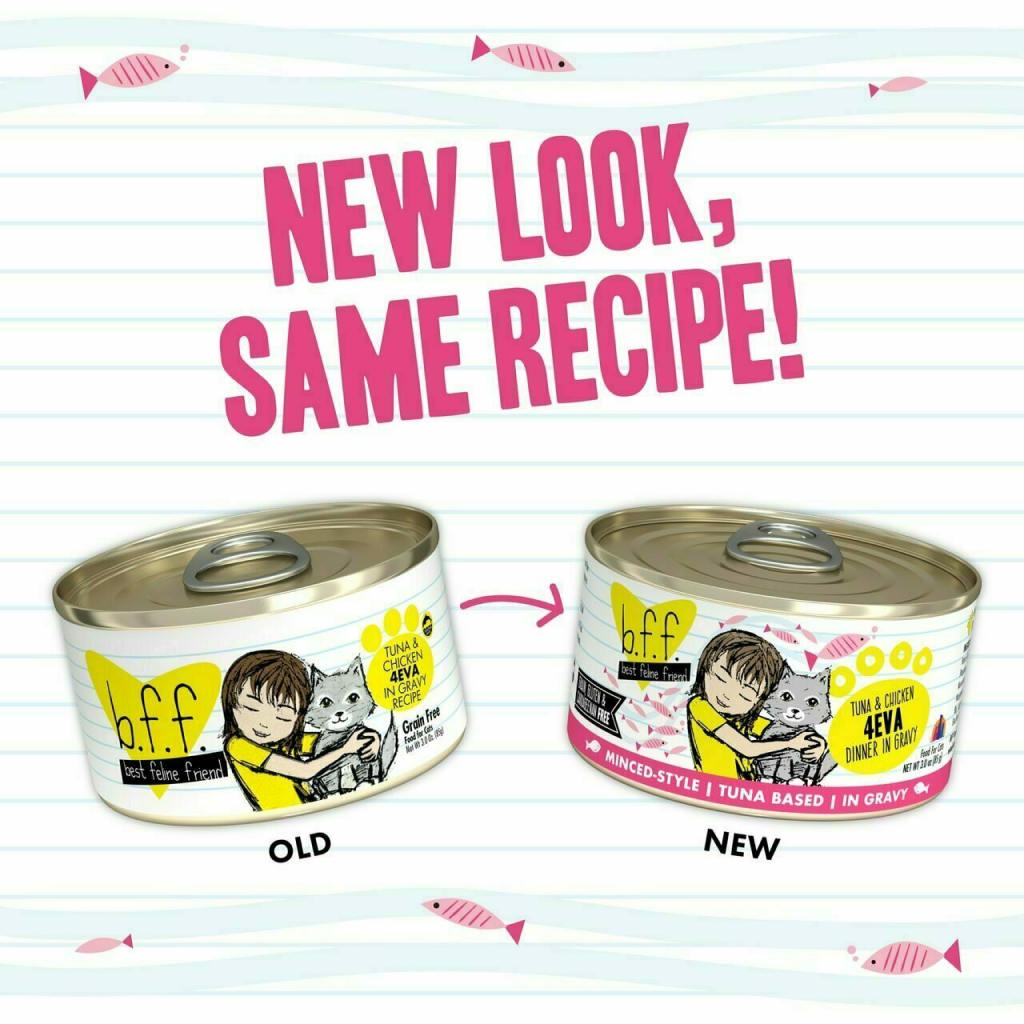 Best Feline Friend (B.F.F.) Tuna & Chicken 4-Eva With Tuna & Chicken In Gravy Cat Food By Weruva image number null